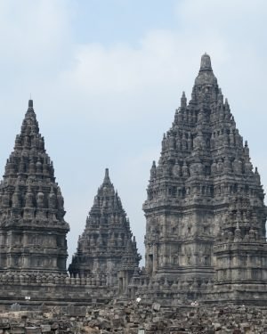 Beautiful view of Prambanan Temple